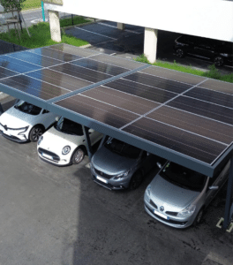 ombrières photovoltaïques GenPark