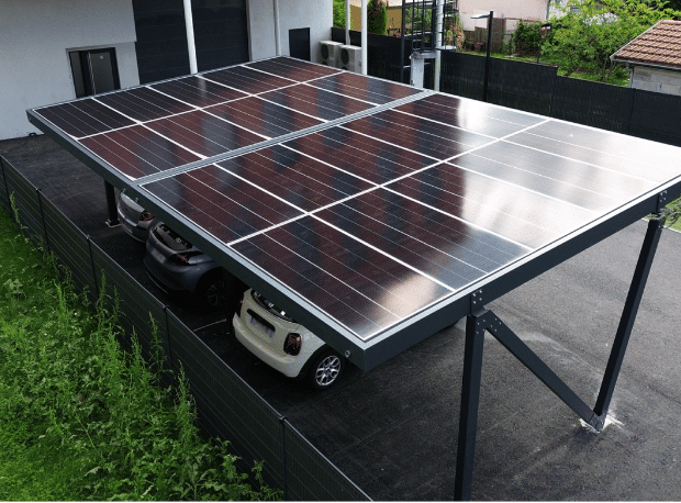 Produire et consommer votre énergie à coût constant Avantages des carports photovoltaïques