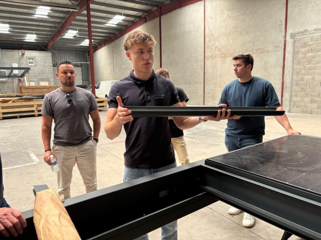 formation d'installation de carports solaires